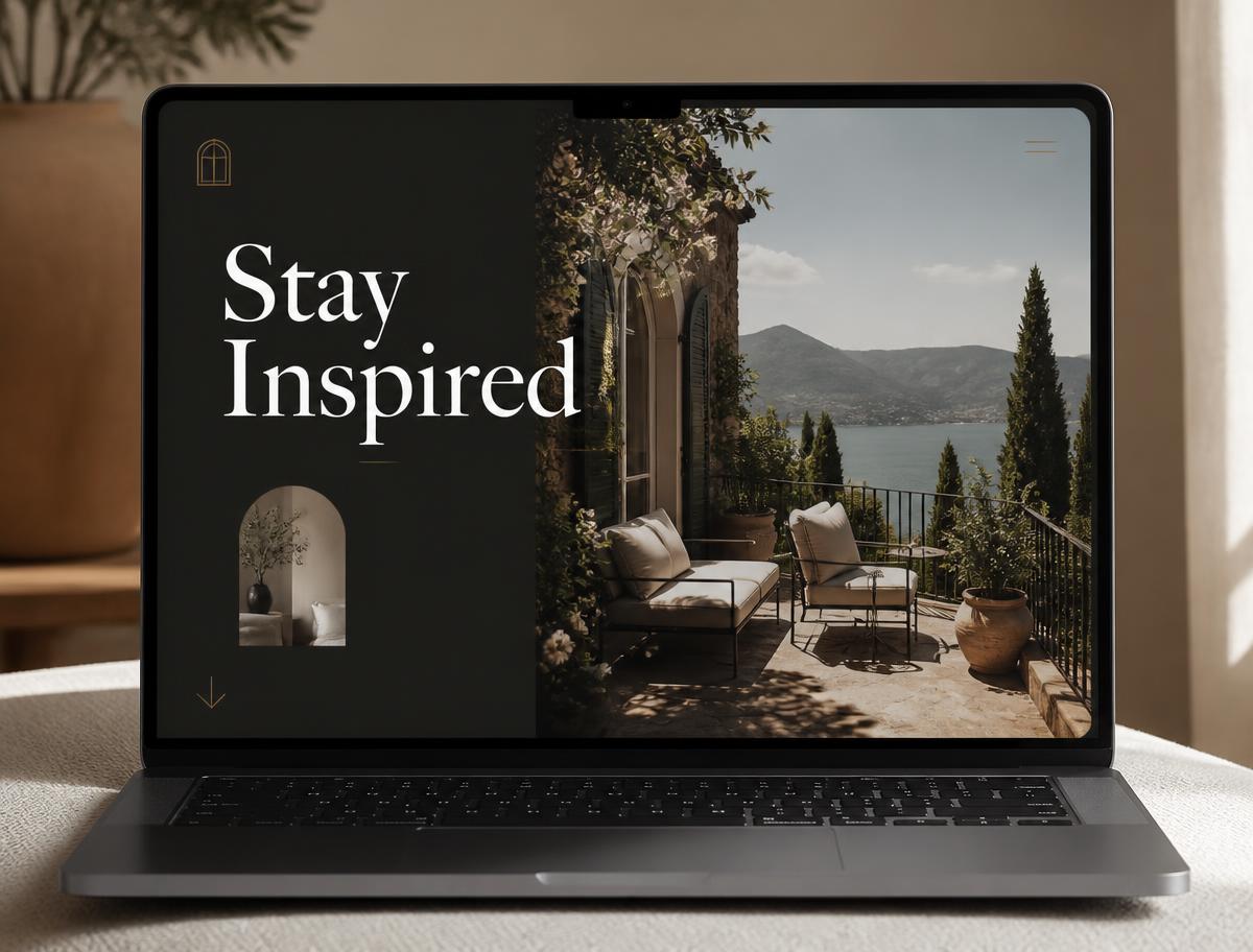 Concept de web para Casa Verde, categoría Hospitality